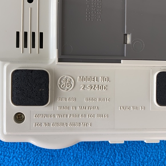 GE Corded Phone- Push Button Desk Phone 2-9240C Vintage - Picture 4 of 6